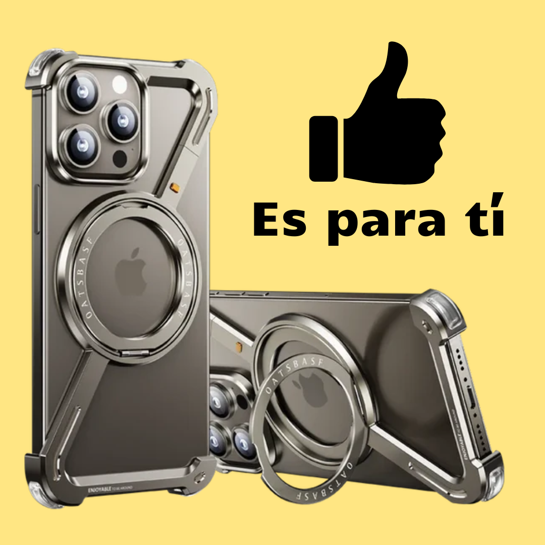 Funda de metal sin marco en forma de Z para IPHONE