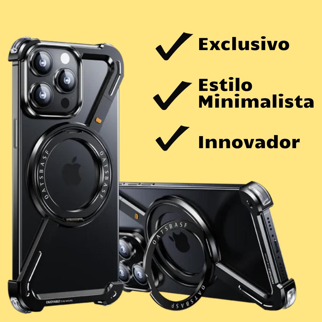 Funda de metal sin marco en forma de Z para IPHONE